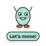 Sticker: Endo: Let’s move!