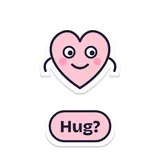 Sticker: Toci: Hug?